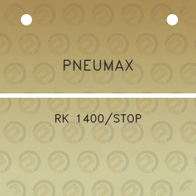 pneumax-rk-1400stop