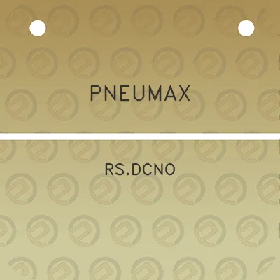 pneumax-rsdcno