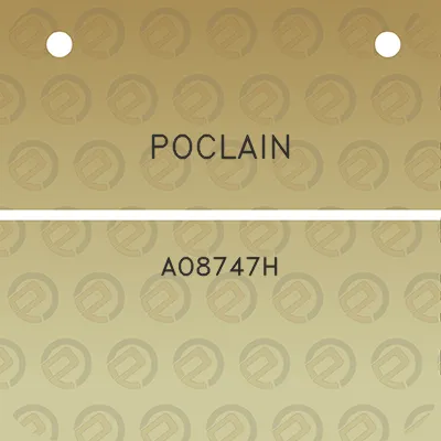 poclain-ao8747h