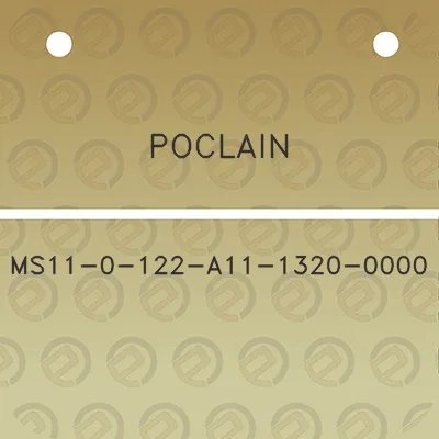 poclain-ms11-0-122-a11-1320-0000