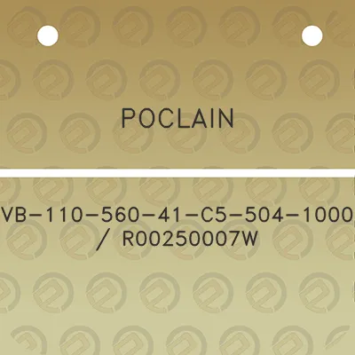 poclain-vb-110-560-41-c5-504-1000-r00250007w