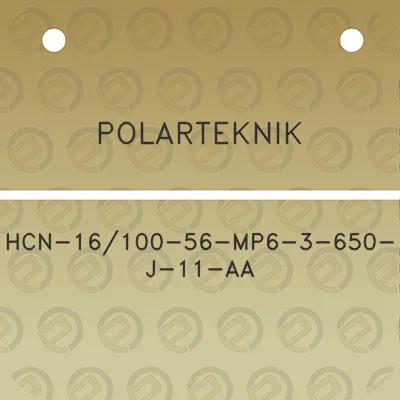 polarteknik-hcn-16100-56-mp6-3-650-j-11-aa