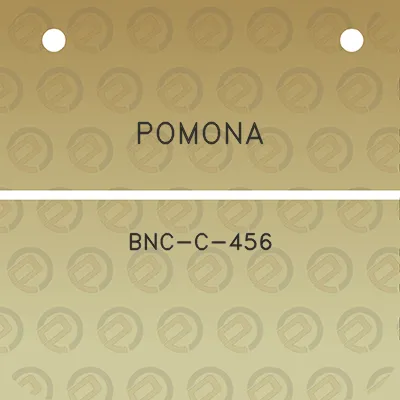 pomona-bnc-c-456