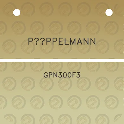 poppelmann-gpn300f3