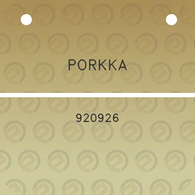 porkka-920926