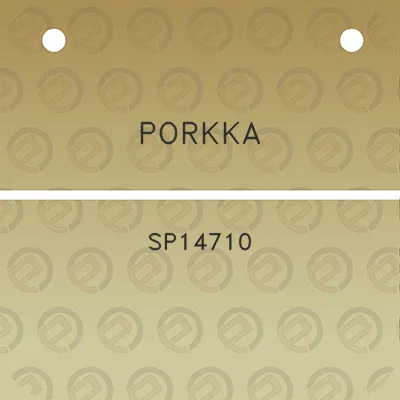 porkka-sp14710