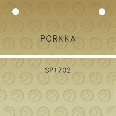 porkka-sp1702