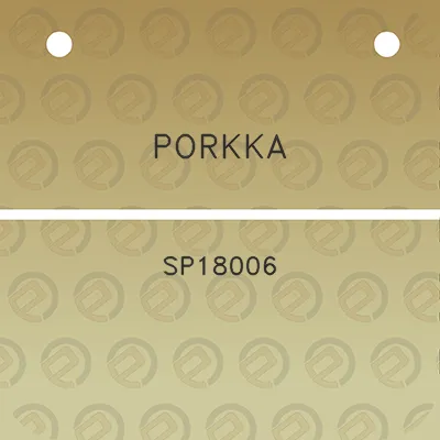 porkka-sp18006