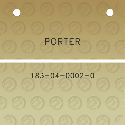 porter-183-04-0002-0