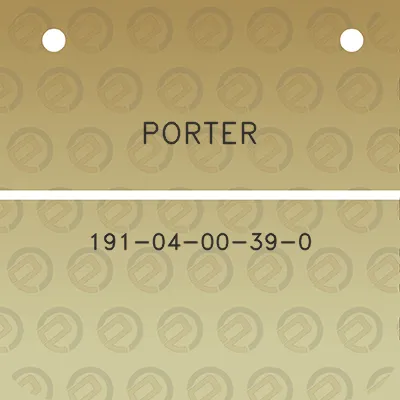 porter-191-04-00-39-0