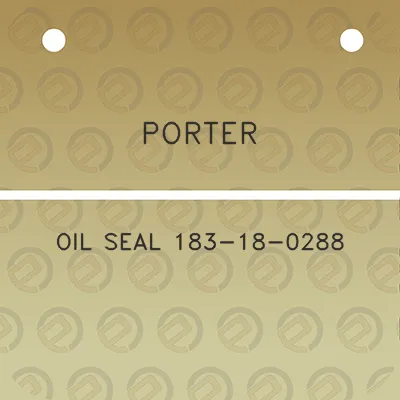 porter-oil-seal-183-18-0288