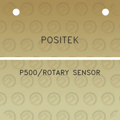 positek-p500rotary-sensor