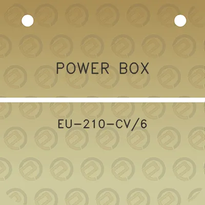 power-box-eu-210-cv6