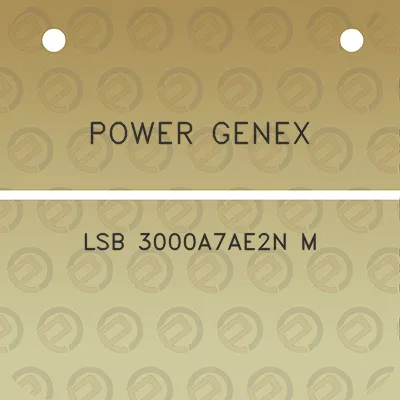 power-genex-lsb-3000a7ae2n-m