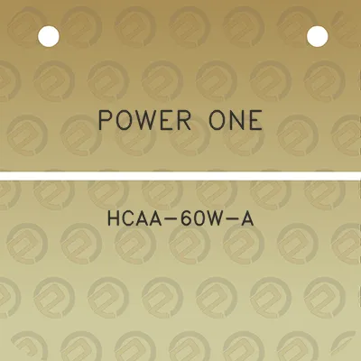 power-one-hcaa-60w-a