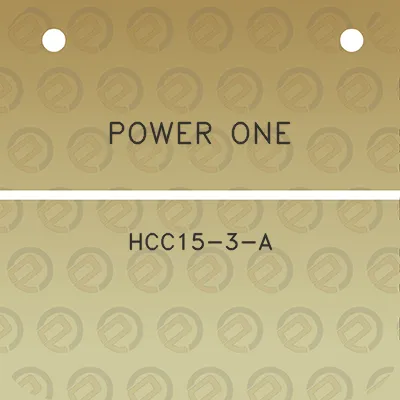 power-one-hcc15-3-a