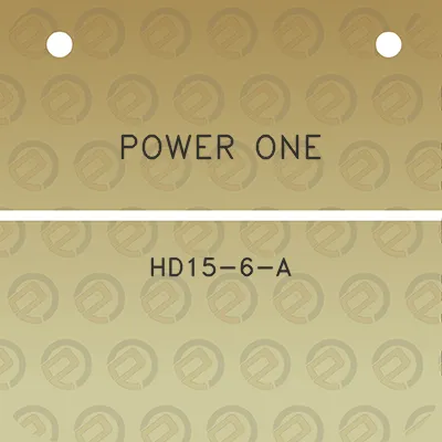 power-one-hd15-6-a