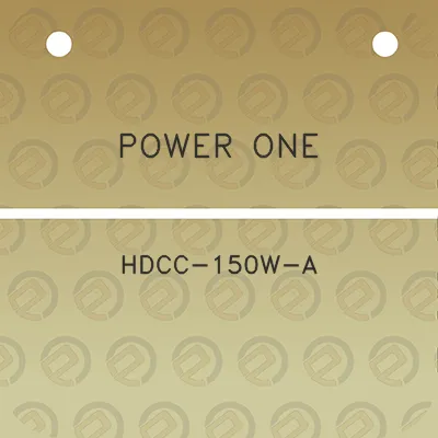 power-one-hdcc-150w-a