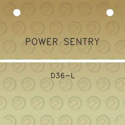 power-sentry-d36-l