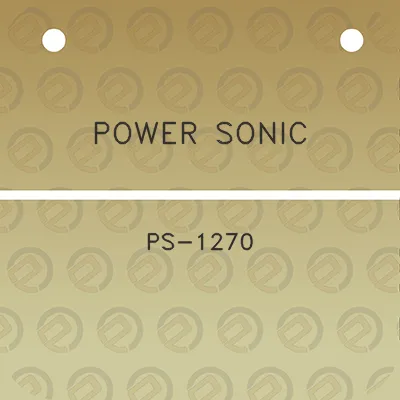 power-sonic-ps-1270