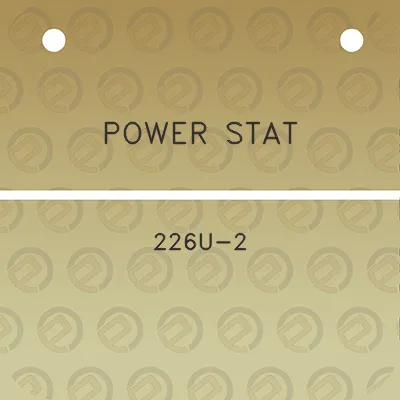 power-stat-226u-2