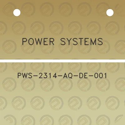 power-systems-pws-2314-aq-de-001