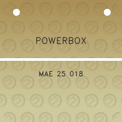 powerbox-mae-25-018