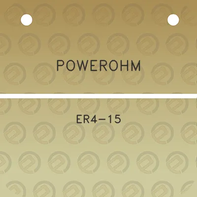 powerohm-er4-15