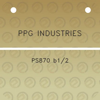 ppg-industries-ps870-b12