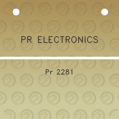 pr-electronics-pr-2281