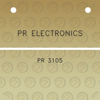 pr-electronics-pr-3105