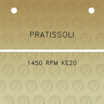 pratissoli-1450-rpm-ke20