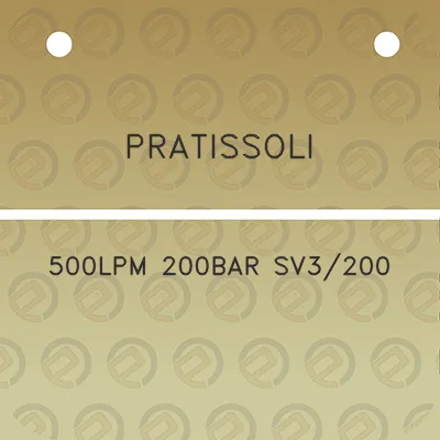 pratissoli-500lpm-200bar-sv3200