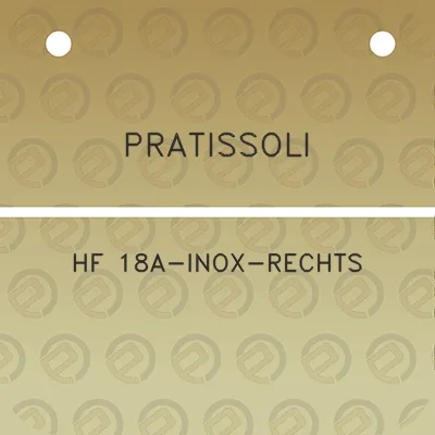 pratissoli-hf-18a-inox-rechts