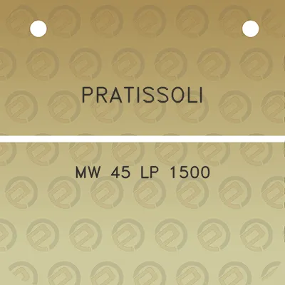 pratissoli-mw-45-lp-1500