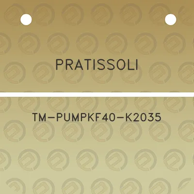 pratissoli-tm-pumpkf40-k2035