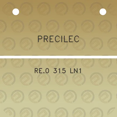 precilec-re0-315-ln1