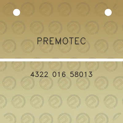 premotec-4322-016-58013