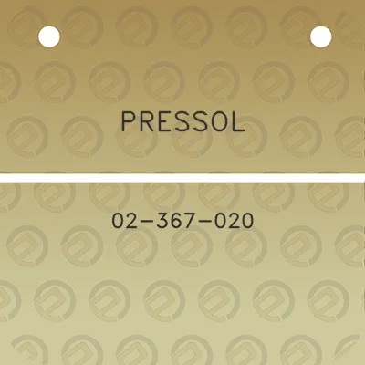 pressol-02-367-020