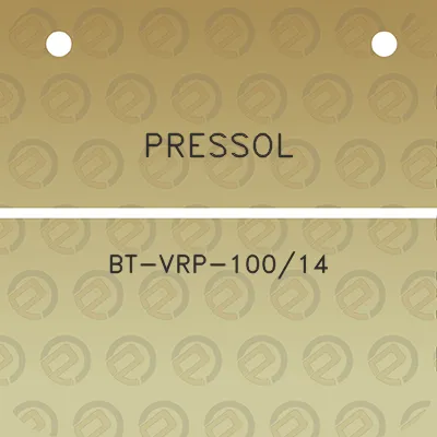 pressol-bt-vrp-10014