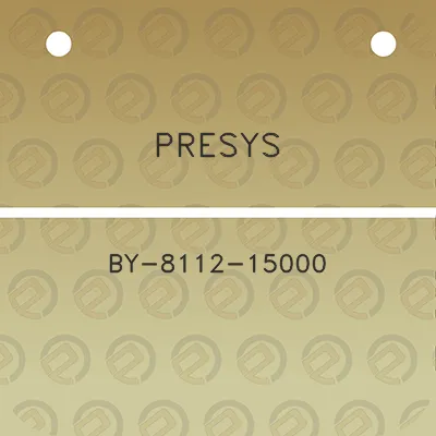 presys-by-8112-15000