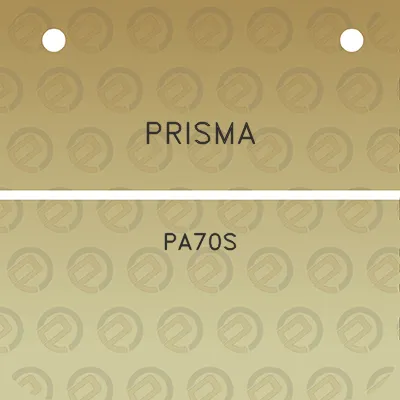 prisma-pa70s