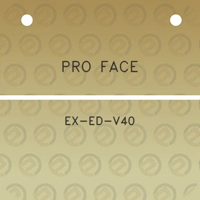 pro-face-ex-ed-v40