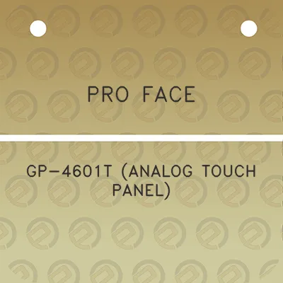 pro-face-gp-4601t-analog-touch-panel