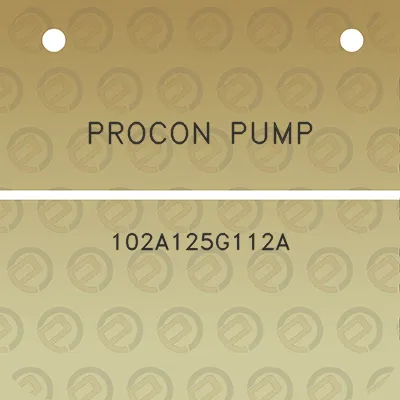 procon-pump-102a125g112a