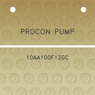 procon-pump-10aa100f12gc