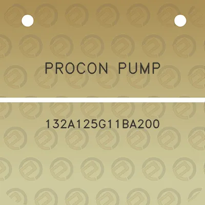 procon-pump-132a125g11ba200