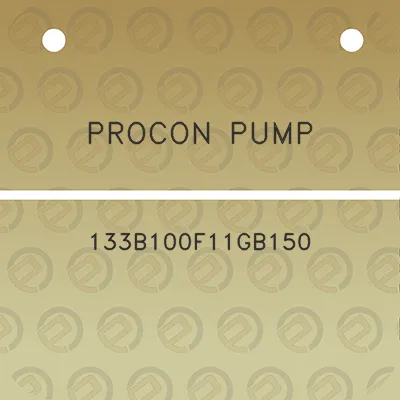 procon-pump-133b100f11gb150