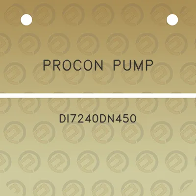 procon-pump-di7240dn450