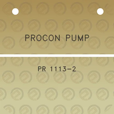 procon-pump-pr-1113-2